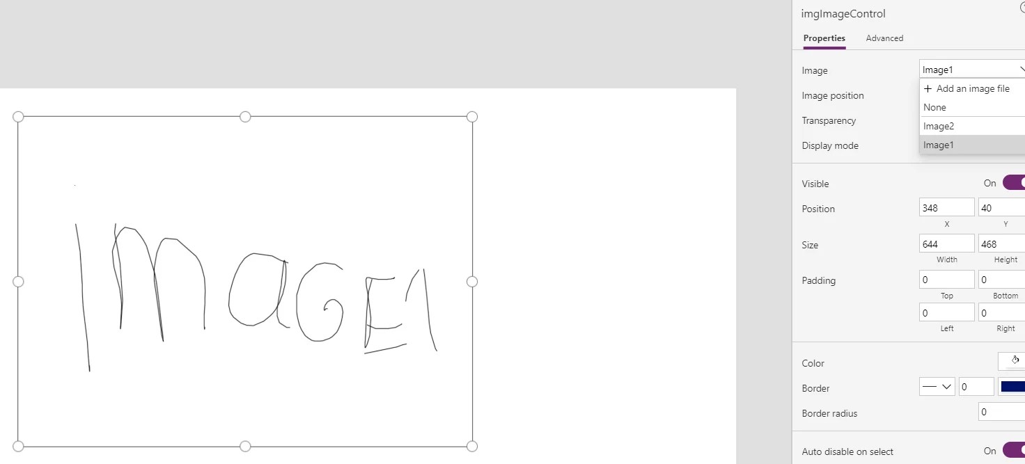 Dynamically loaded images in Power Apps are invisible