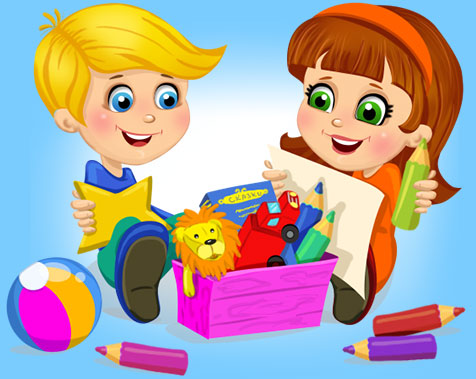 сад картинки для детей нарисованные