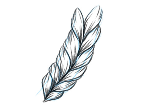 крутые прически рисовать