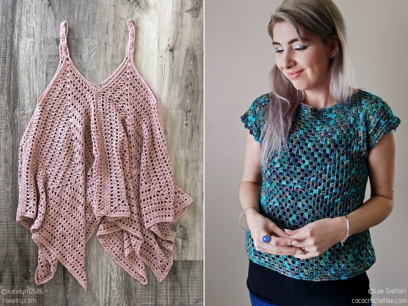 Even if you've never held a crochet hook, you can learn some basic crochet stitches to familiarize yourself with the craft. Awesome Loose Crochet Summer Tops Free Patterns
