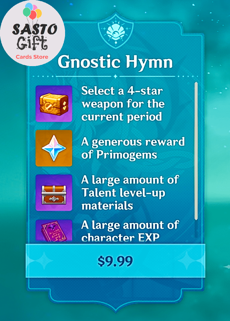 Buy genshin impact gnostic hymn or gnostic chorus to claim extra battle . Genshin Impact Gnostic Hymn Battle Pass Mihoyo Account Instant Buy Online At Best Prices In Nepal Daraz Com Np