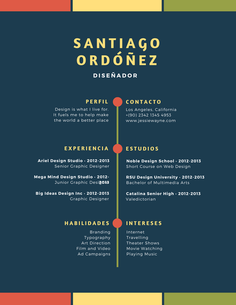 Comienza a crea como un profesional. 30 Ejemplos De Curriculums Vitae Creativos Con Plantillas Gratis