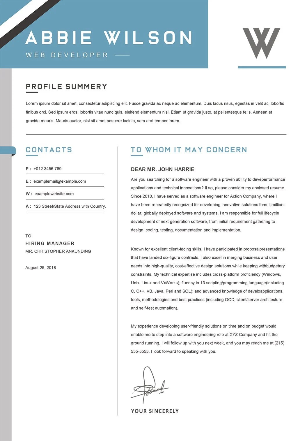 Writing a cover letter is essential when applying for jobs. 25 Cover Letter Examples Canva