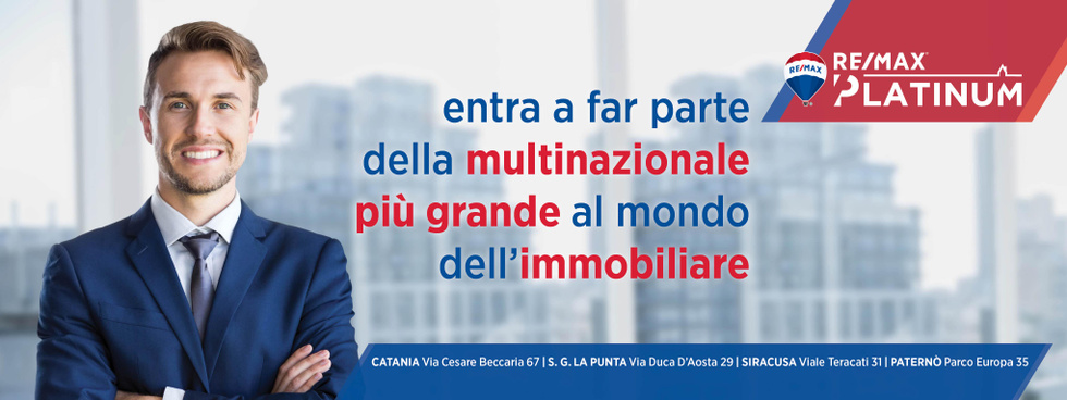 Re/Max Platinum - Catania - Se Puoi Sognarlo, Puoi Realizzarlo Re/Ma - Subito 368_x_980_jpg