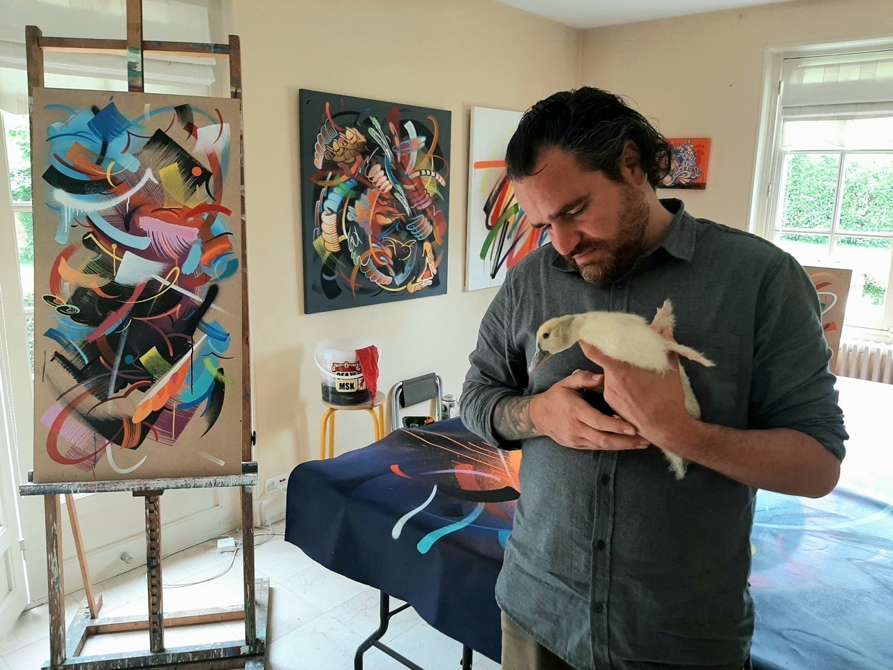 Eure Un Artiste New Yorkais S Installe A Vernon Pour Changer De Vie Le Democrate Vernonnais