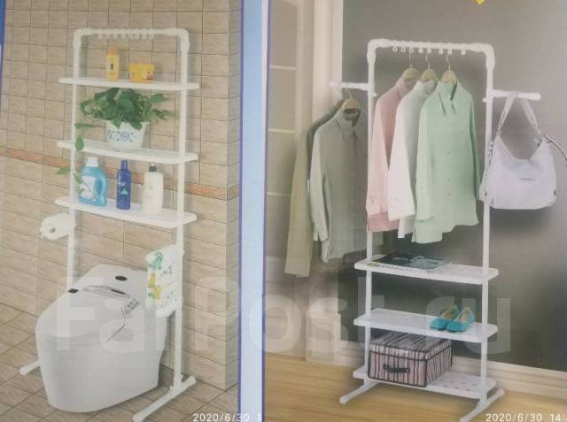 Широкий выбор стеллажей для ванной по доступным ценам,. Stellazh Tryohyarusnyj Napolnyj Dlya Vannoj Komnaty Mebel V Ussurijske