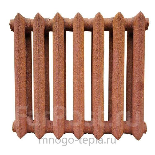 Характеристики чугунного радиатора отопления 7 секций