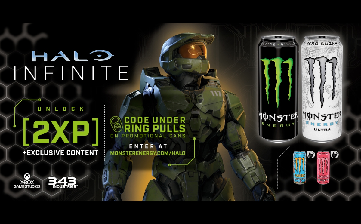 monster energy targets gamers with halo infinite promotion betterretailing