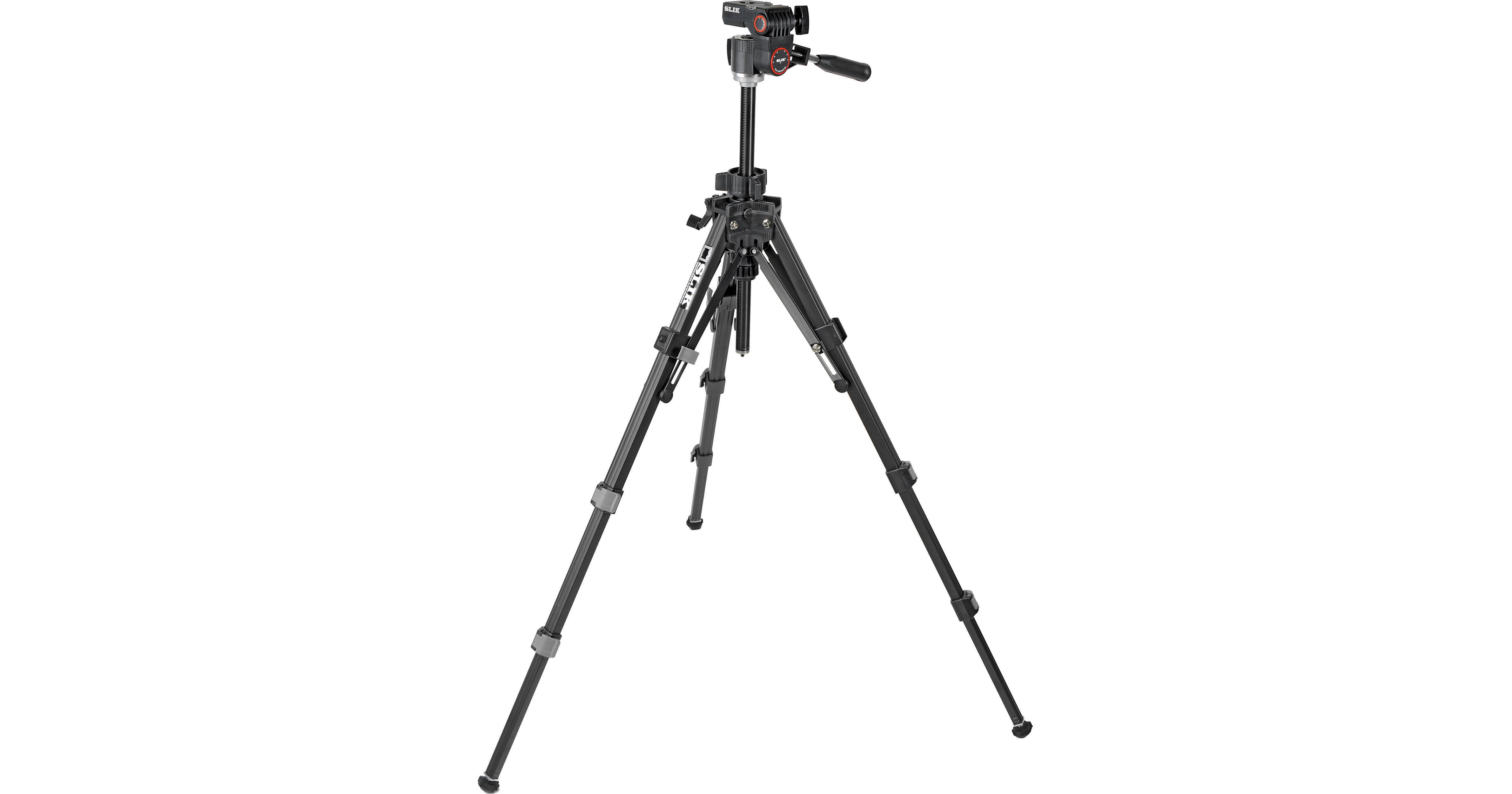 Slik u212dx (01) pdf manual. Slik U212 Deluxe Tripod With 3 Way Pan Tilt Head 612 212 B H