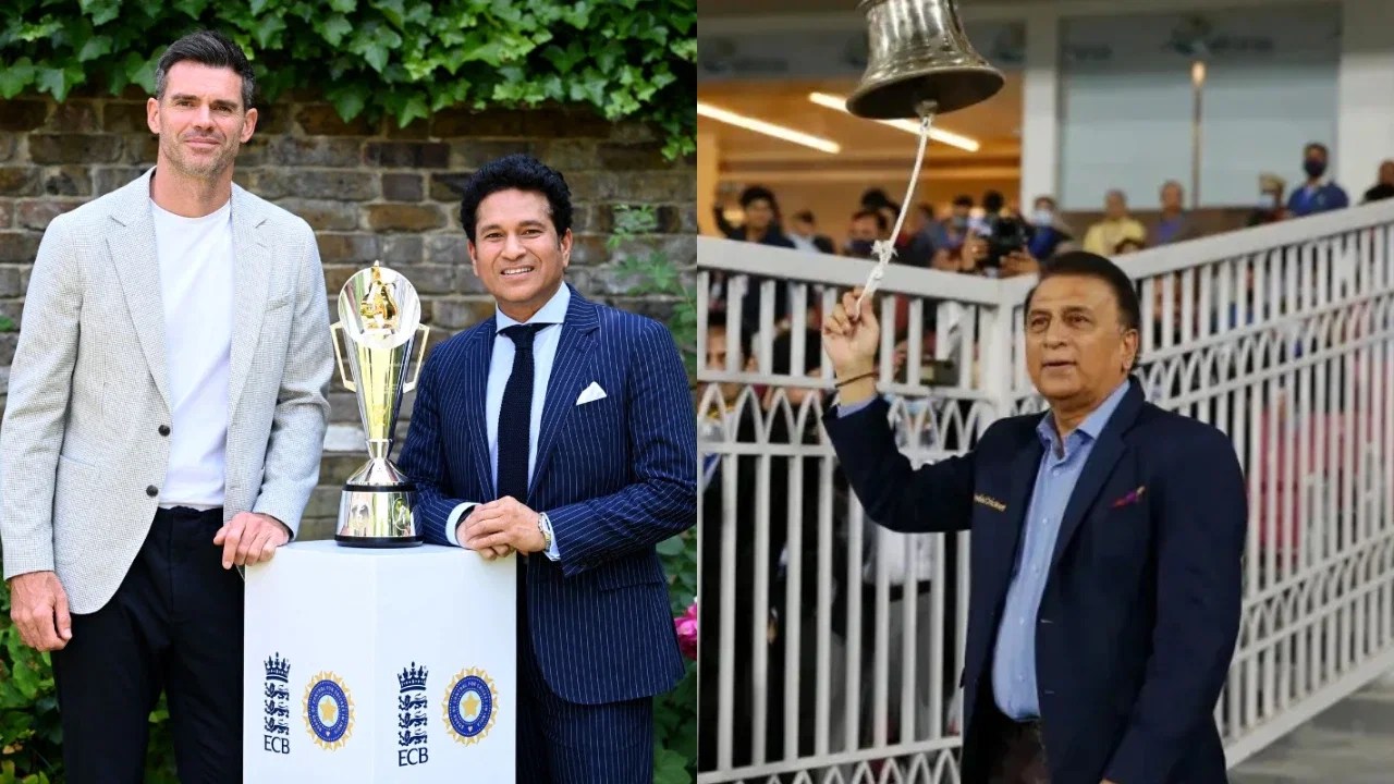 Sunil Gavaskar fumes at ECB as Sachin Tendulkar placed after James Anderson in new trophy name Sunil Gavaskar fumes at ECB as Sachin Tendulkar placed after James Anderson in new trophy name