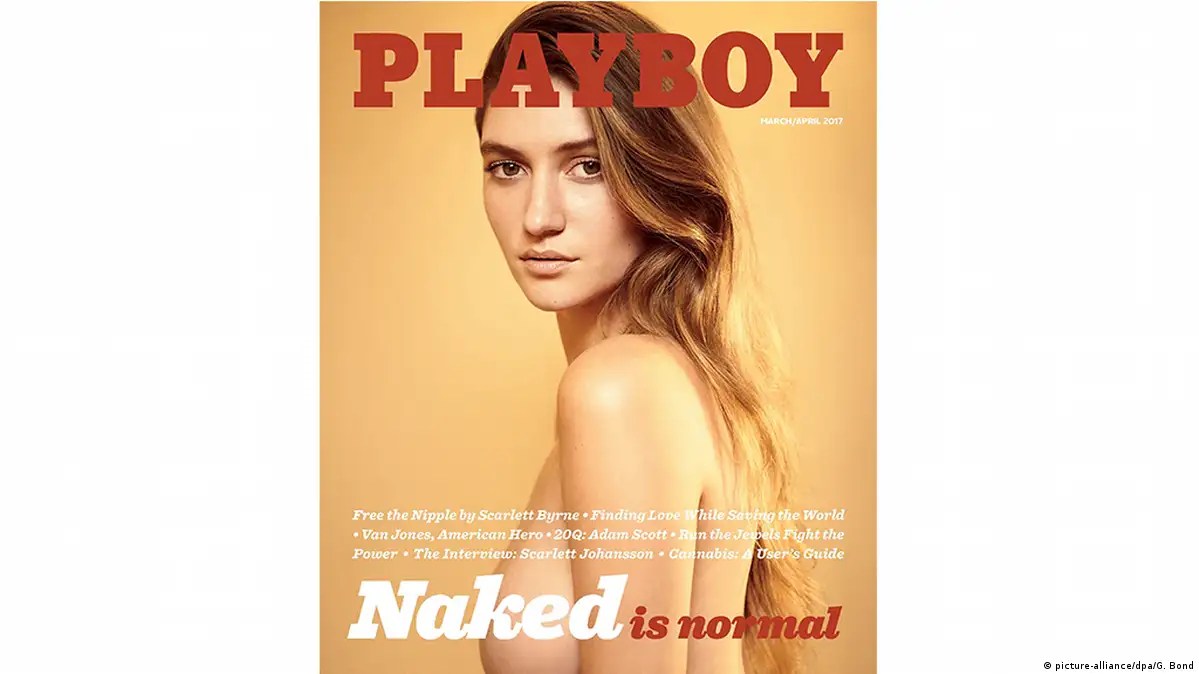 Full-Frontal Playboy Magazine Nude Pics - Busty Cover Girls Daring