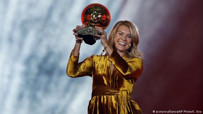 Whatever else happens in the development of women's soccer, ada stolsmo hegerberg of norway will forever . Ada Hegerberg And Luka Modric Named 2018 Ballon D Or Winners News Dw 03 12 2018