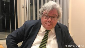 Frankreich l Europaparlament Straßburg - Reinhard Bütikofer, Bündnis 90 die Grünen Frankreich l Europaparlament Straßburg - Reinhard Bütikofer, Bündnis 90 die Grünen
