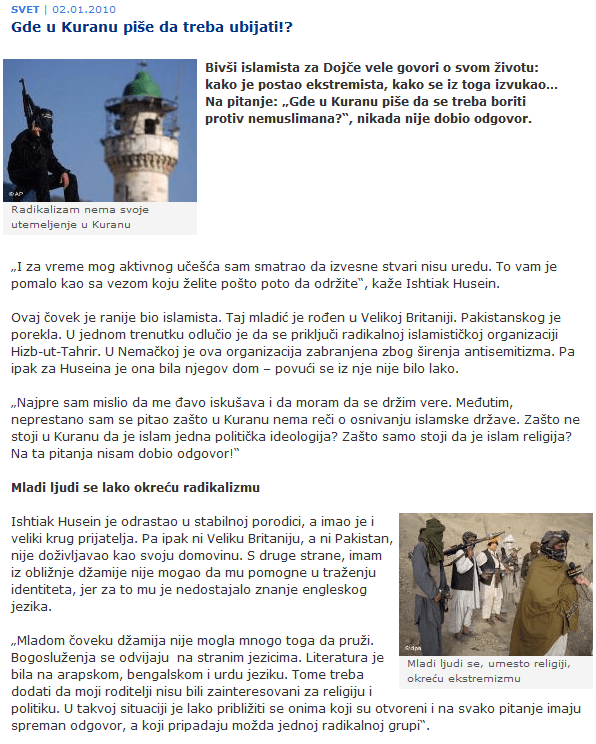 Svajcarci Glasali Da Se Zabrane Minareti