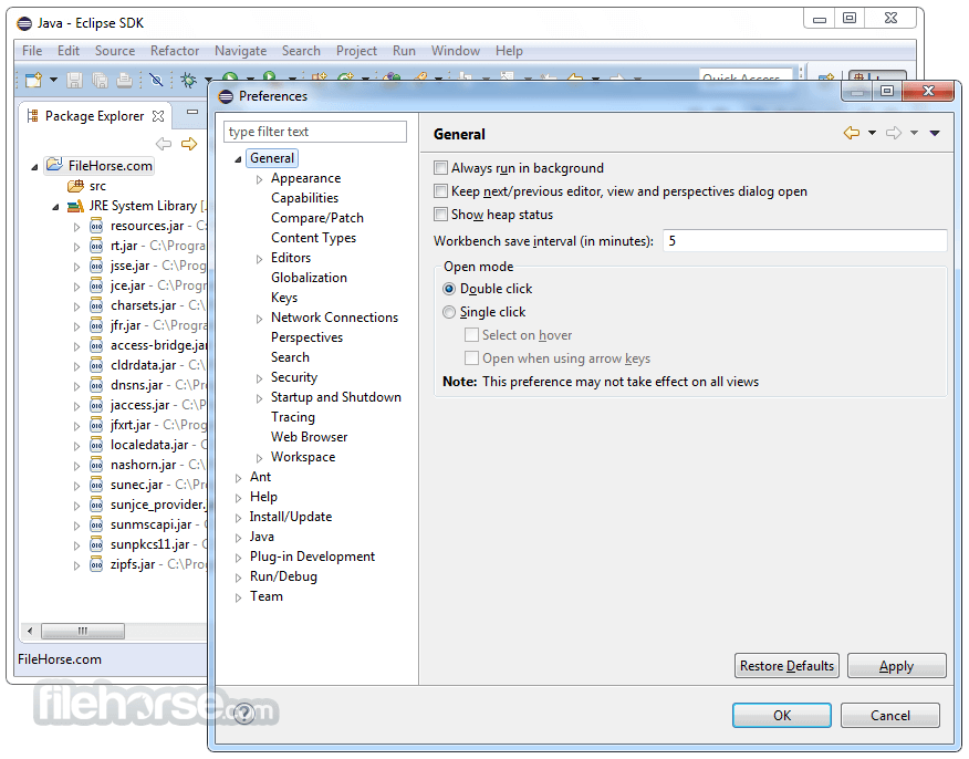 Eclipse SDK 4.7.0 (64bit) Download for Windows