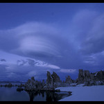 Lenticular Clouds Over Mono Lake