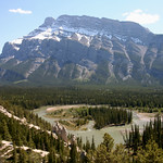 Mount Rundle and the Bow river