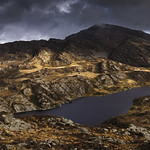 Rhinog Fawr and Gloywlyn from Carreg y Saeth