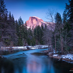 Half Dome's Last Light
