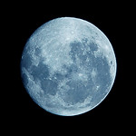 blue moon, hand-held