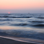 Seascape at sunset - Texel 2017