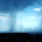 Genova , oggi la tromba d'aria