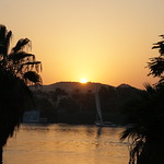 Felucca, Aswan Botanical Garden, Elephantine Island, Egypt.