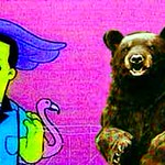 John Waters cartoon with bears