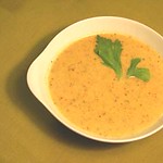 Bowl of Veggie Strata Bisque (a.k.a. Roasted Vegetable Bisque)