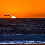 Sunset over the Ocean