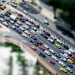 Tilt shift effect - traffic
