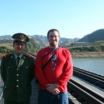 With a border guard