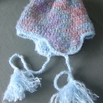 .Reversible Crochet Earflap Hat