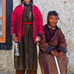 India - Ladakh - Pangong Tso - Old Couple