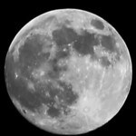 SuperMoon_bw