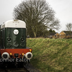 D8098 leaving Loughborough CentralStation (GCR Diesel Gala - March 2017)