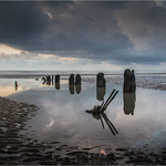 Morning light On Dymchurch Beach.