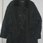 Gillian's black nylon New Look coat