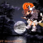 Anime girl halloween