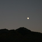 grandfather mountain and moon
