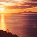 Sunset over the Marlborough Sounds