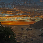 Sunset on Big Sur
