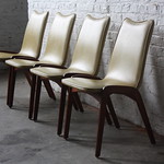 Fearsome Mid Century Modern Chet Beardsley Dining Chairs for Living Designs (U.S.A., 1960s)