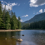 Happy families at Barclay Lake