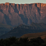 Amphitheatre reflection at sunrise - Ukhahlamba Drakensberg National Park South Africa