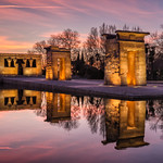 Pharaonic Sunset || Atardecer Fara&oacute;nico (Templo de Debod, Madrid)