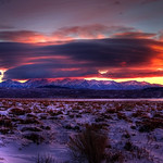 Lenticular Clouds at Sunrise