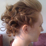 Bridal updo