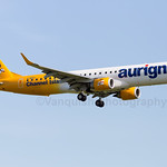 G-NSEY Aurigny Air Services Embraer ERJ-195 London Gatwick Airport
