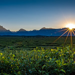 Sunset Behind Tetons